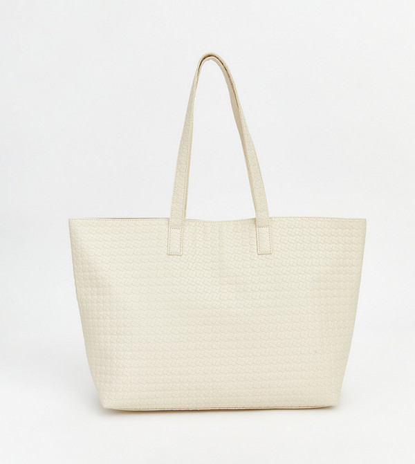 Faux Leather Tote Bag