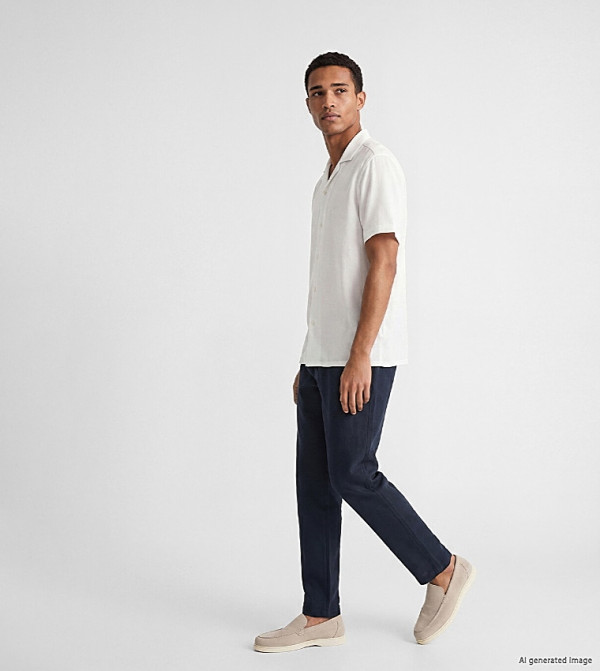 Solid Regular Fit Trousers