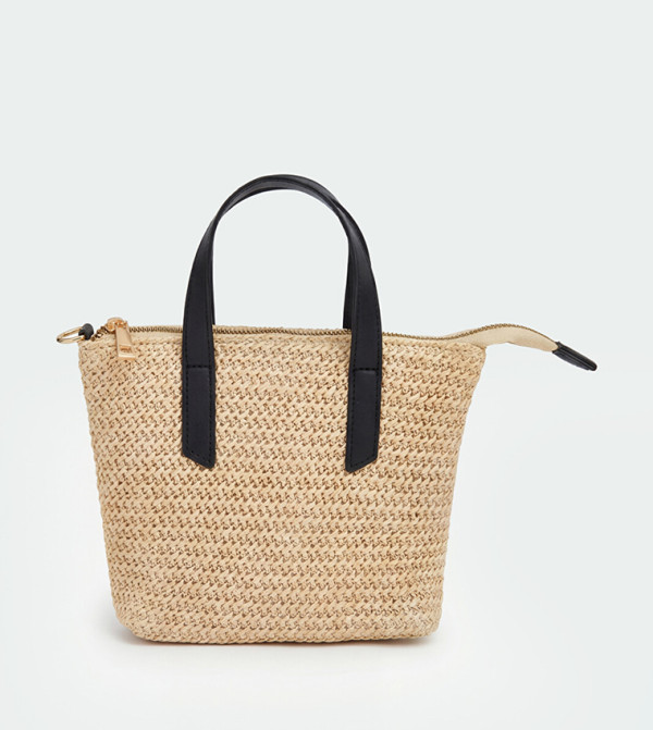 Braided Zip Beach Bag