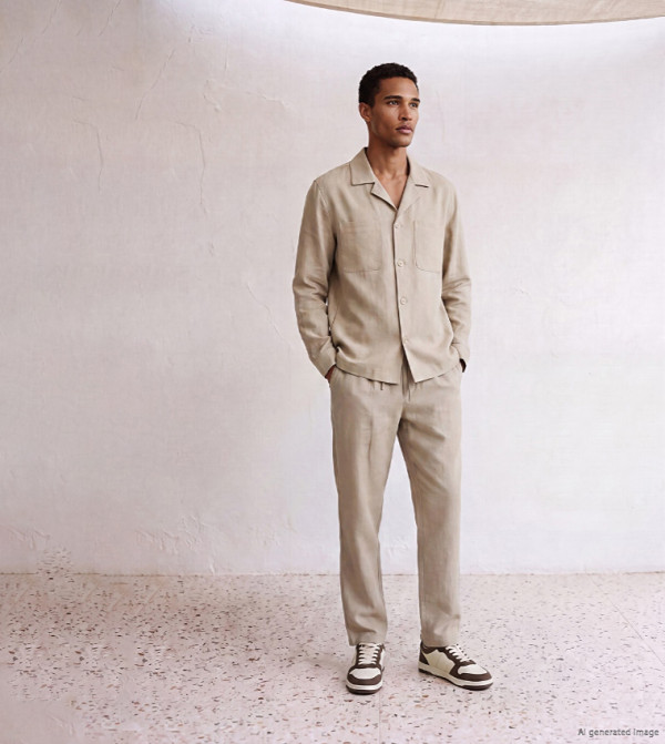 Solid Regular Fit Casual Pants