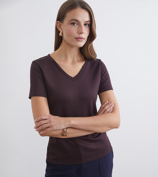 Solid Short Sleeves Casual T-Shirt