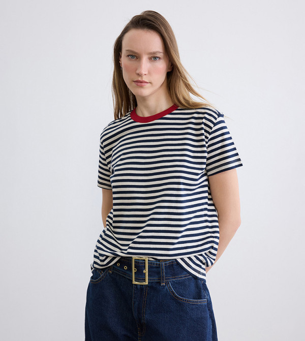 Striped Short Sleeves T-Shirt