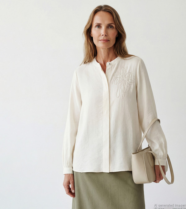 Embroidered Long Sleeves Shirt