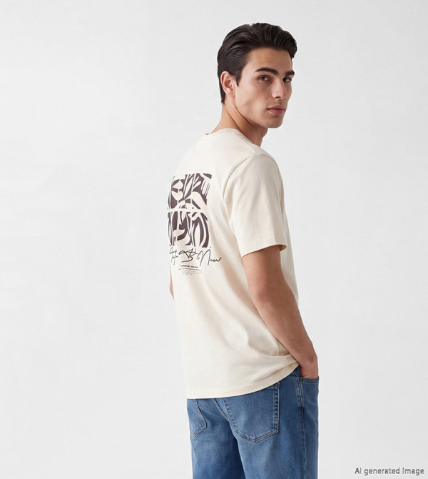 Printed Crew Neck T-Shirt