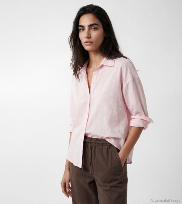 Striped Short Sleeves Shirt