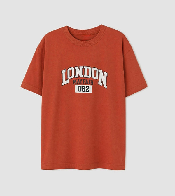 London Printed Crew Neck T-Shirt
