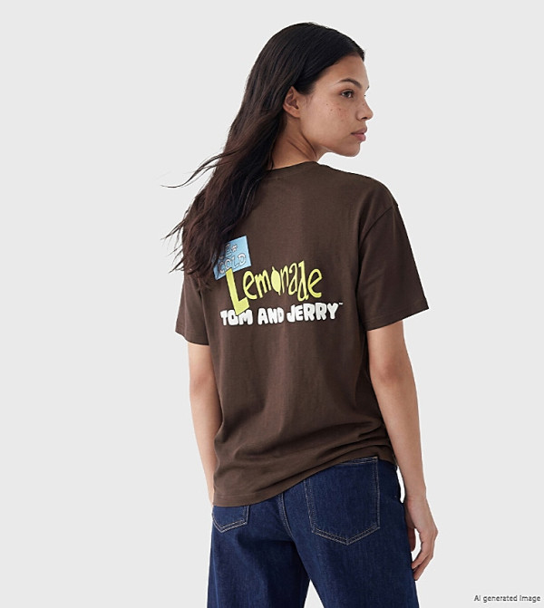 Tom and Jerry Printed Crew Neck T-Shirt