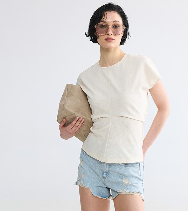 Solid Short Sleeves Casual T-Shirt