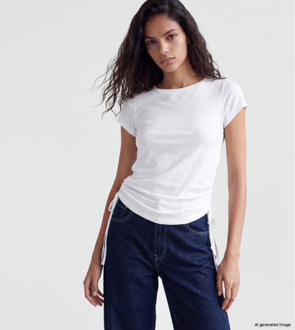 Solid Crew Neck T-Shirt