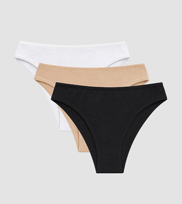3-Pack Solid Brazilian Briefs