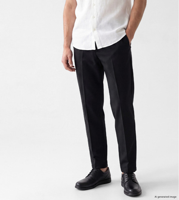 Solid Slim Fit Chinos