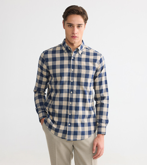 Checkered Long Sleeves Shirt