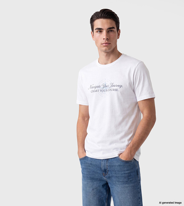 Graphic Crew Neck T-Shirt