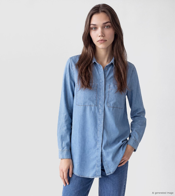 Solid Classic Collar Long Sleeves Shirt