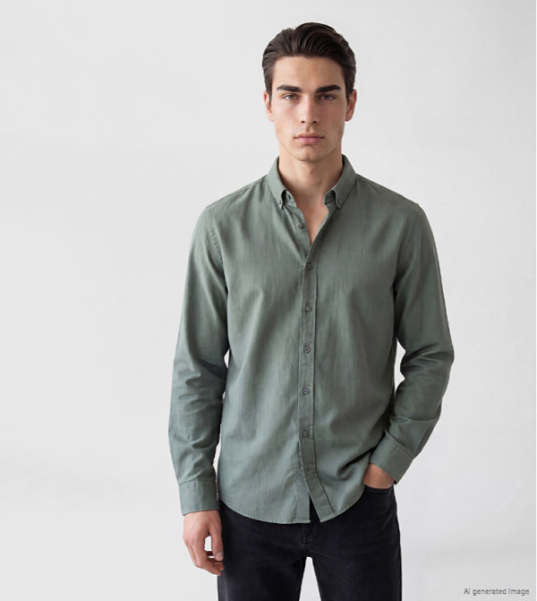Solid Long Sleeves Shirt