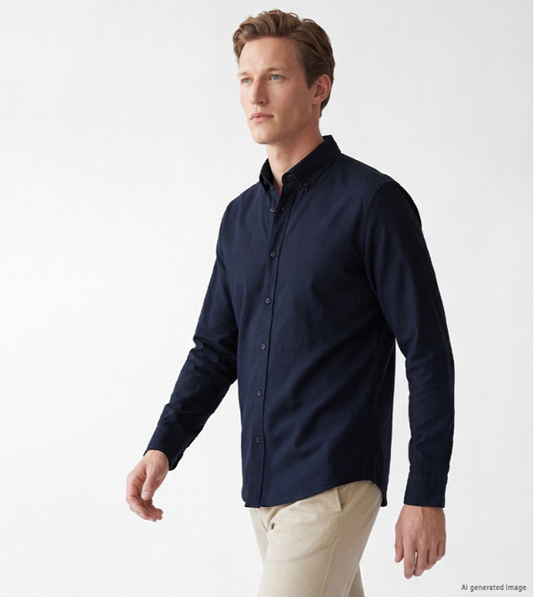 Solid Long Sleeves Shirt