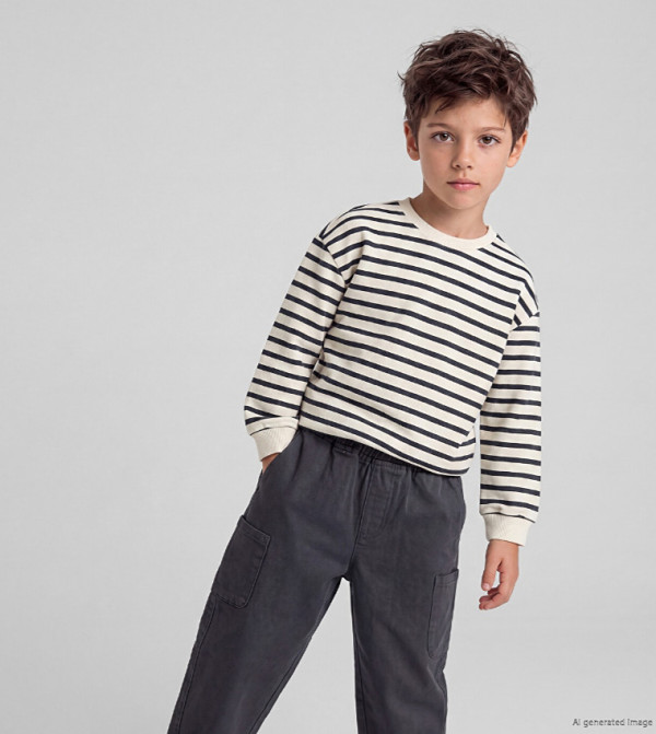 Striped Crew Neck T-Shirt