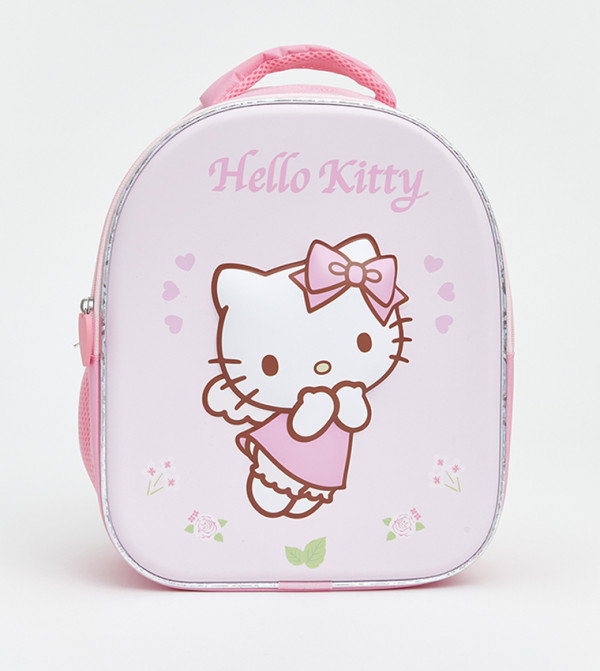 Hello Kitty Printed Zippered Backpack
