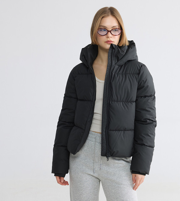 Quilted Zip Puffer Jacket