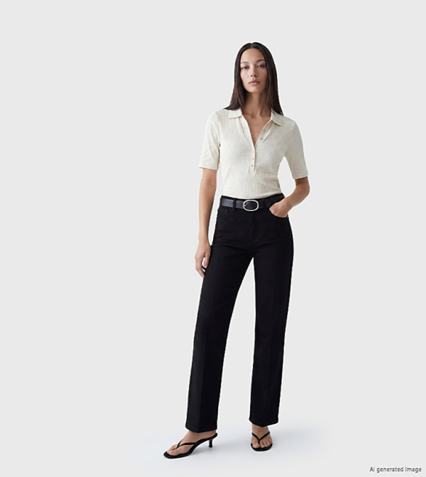 Solid Regular Fit Jeans