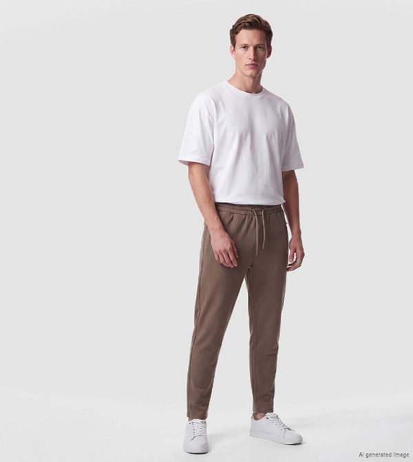 Solid Regular Fit Joggers