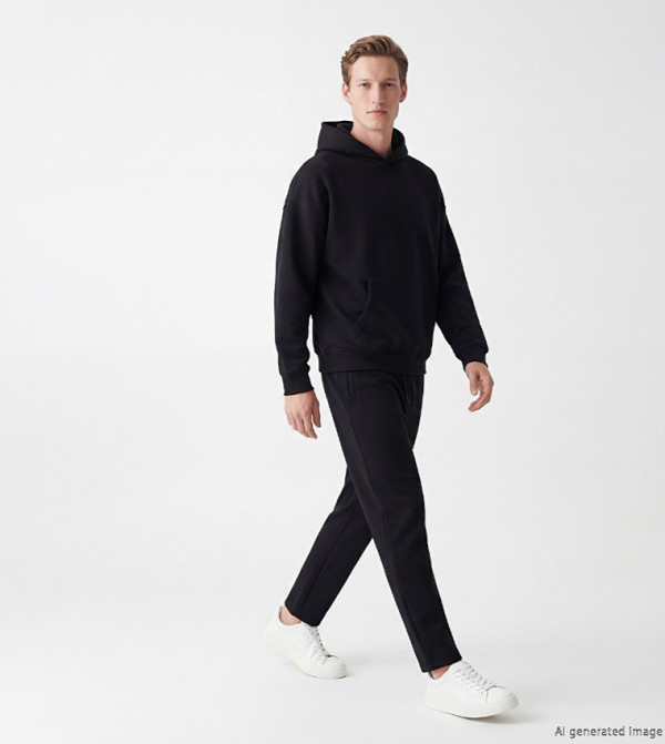 Solid Regular Fit Trousers