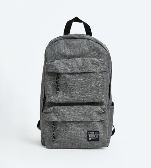 Textured Zipper Backpack