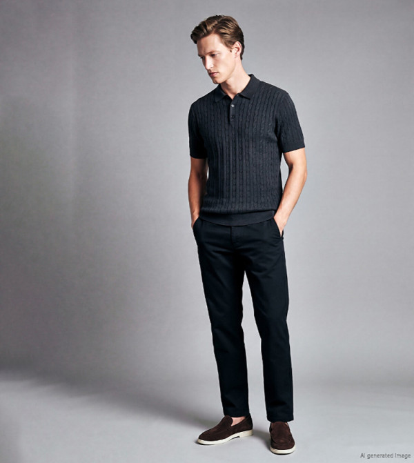 Solid Slim Fit Chinos