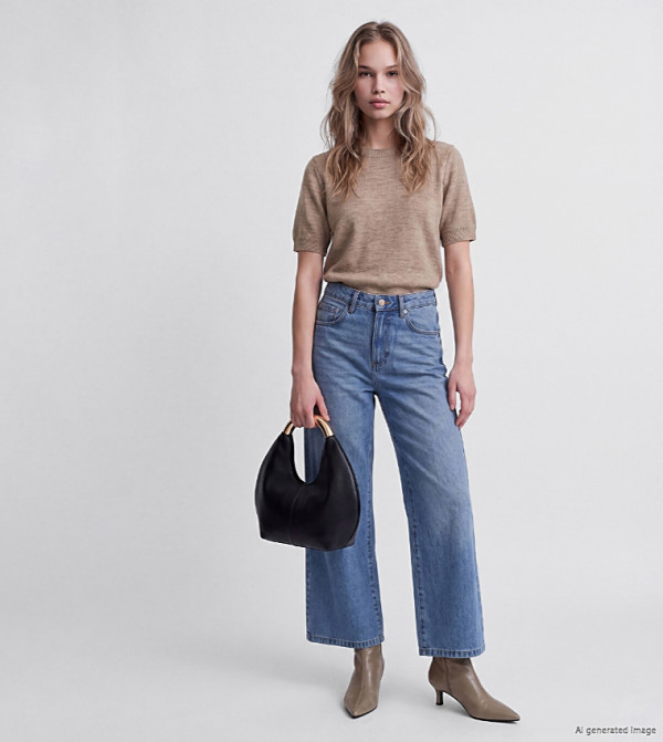 Washed Loose Fit Jeans