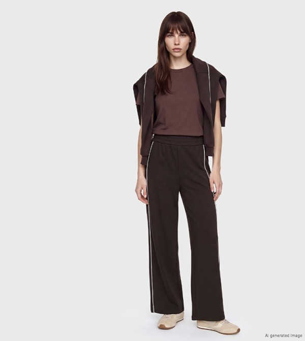 Striped Wide Leg Sweatpants