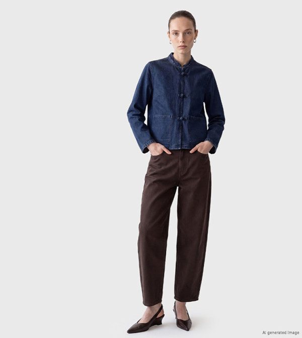 Solid Relaxed Fit Jeans