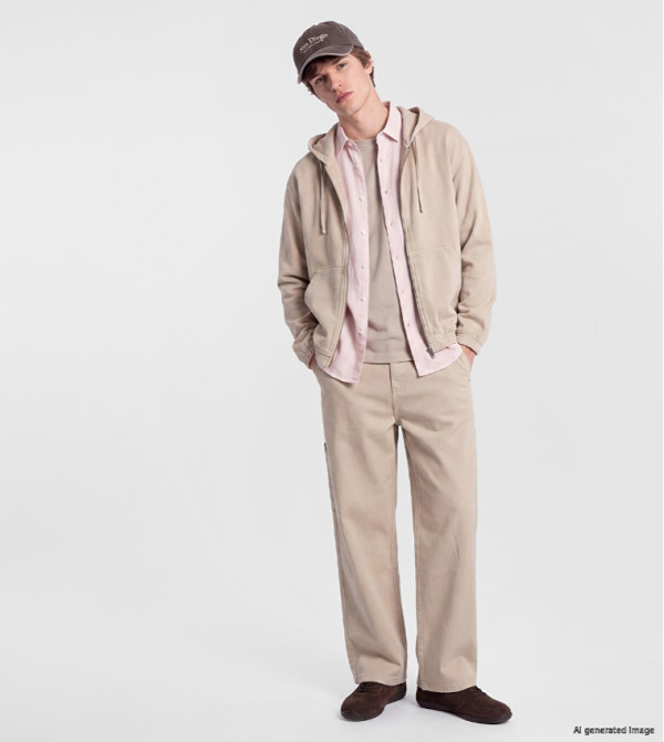 Solid Loose Fit Trousers