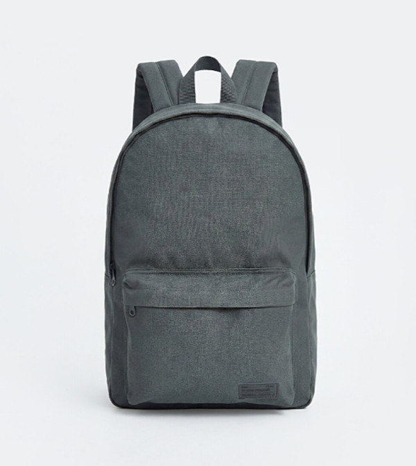 Textured Zipper Backpack
