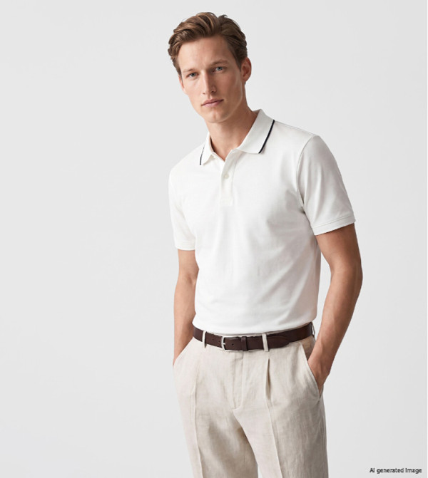 Solid Collared Polo T-Shirt