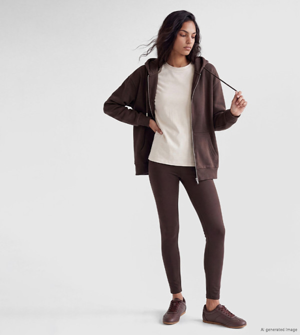 Solid High Waist Slim Fit Leggings