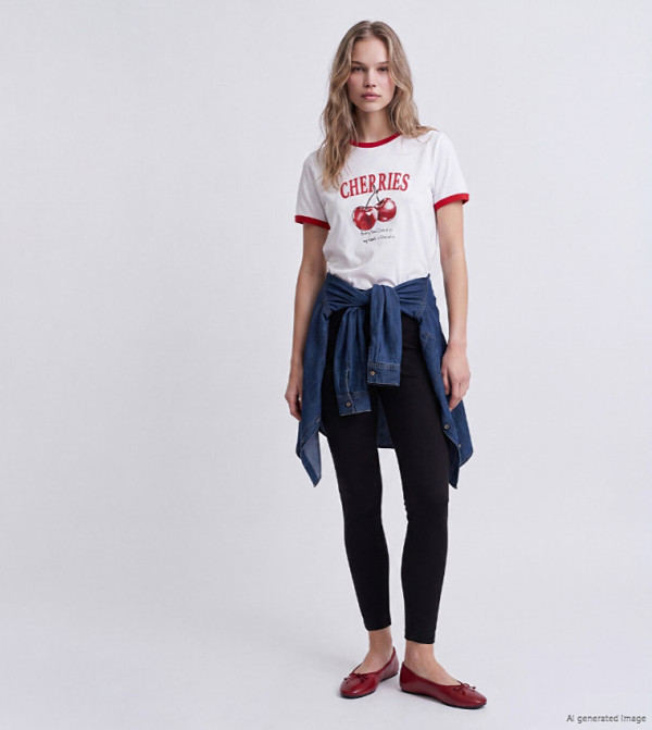 Solid Slim Fit Leggings