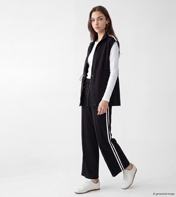 Striped Wide Leg Sweatpants