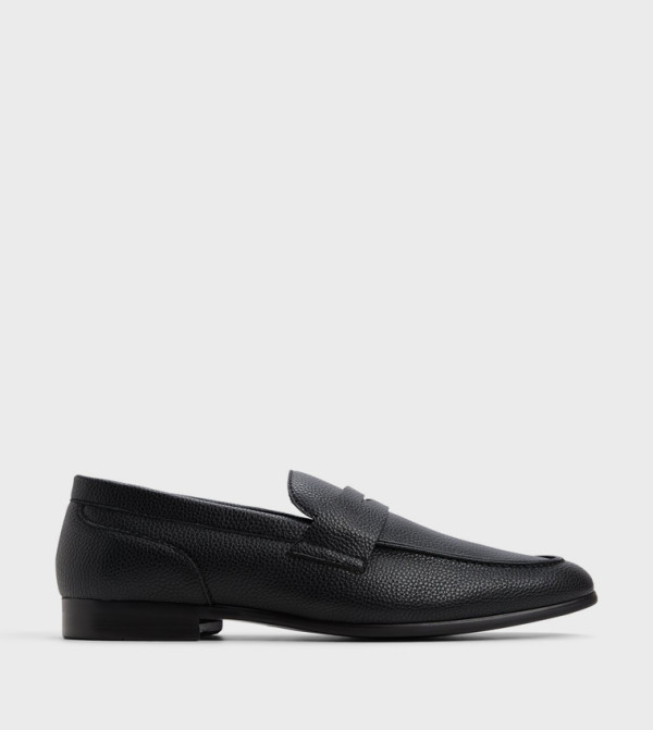 LAVENZA Textured Slip-On Formal Shoes
