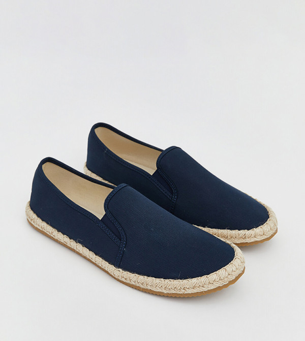 Solid Round Toe Espadrilles
