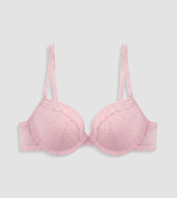 Lacy Wired Non-Padded T-Shirt Bra