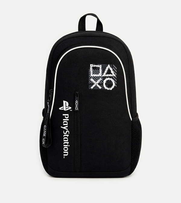 Playstation Print Zippered Backpack