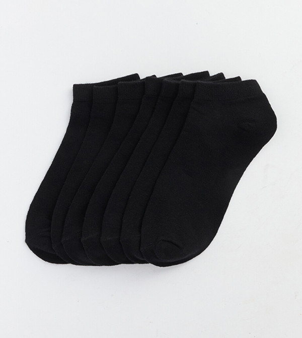 7-Pack Solid Ankle Length Socks
