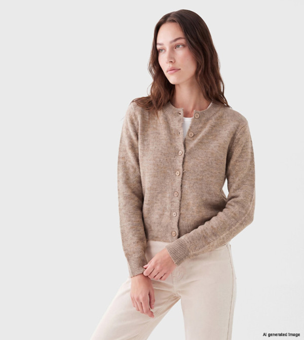 Solid Long Sleeves Cardigan