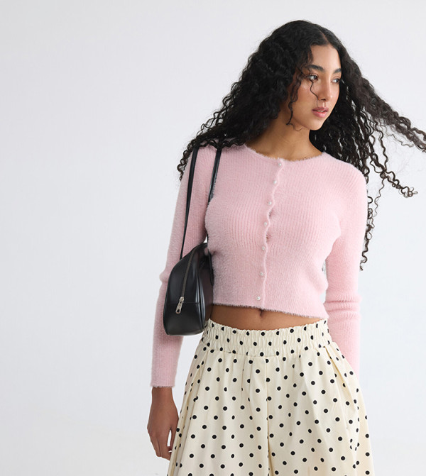 Solid Long Sleeves Cardigan