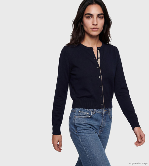 Knitted Long Sleeves Cardigan