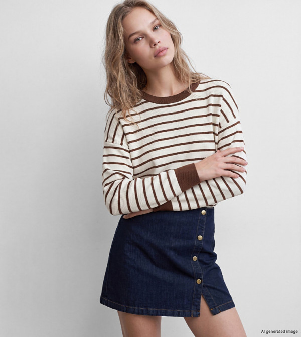 Striped Crew Neck Sweater