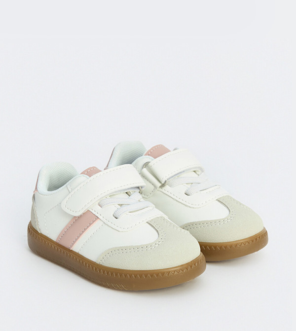 Colorblock Velcro Sneakers
