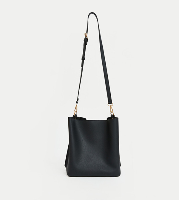 Faux Leather Shoulder Bag
