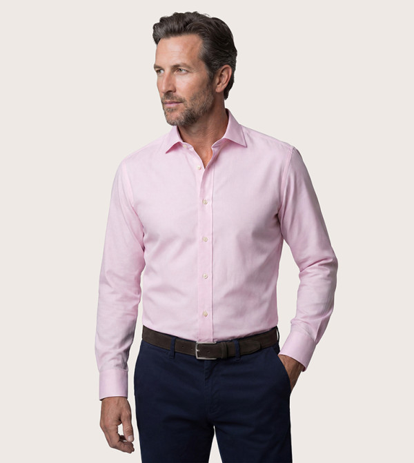 LUCERNE NON-I PERM Solid Long Sleeves Shirt