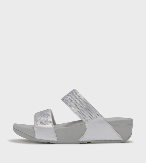 LULU Sequined Wedge Sandals
